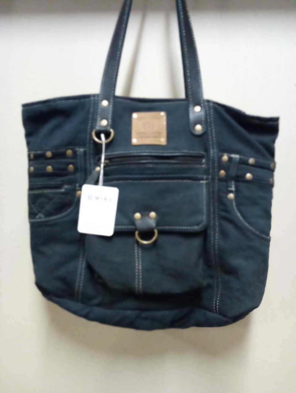 Myra Bag Co "Desert Trail" in Midnight Coal Tote Bag